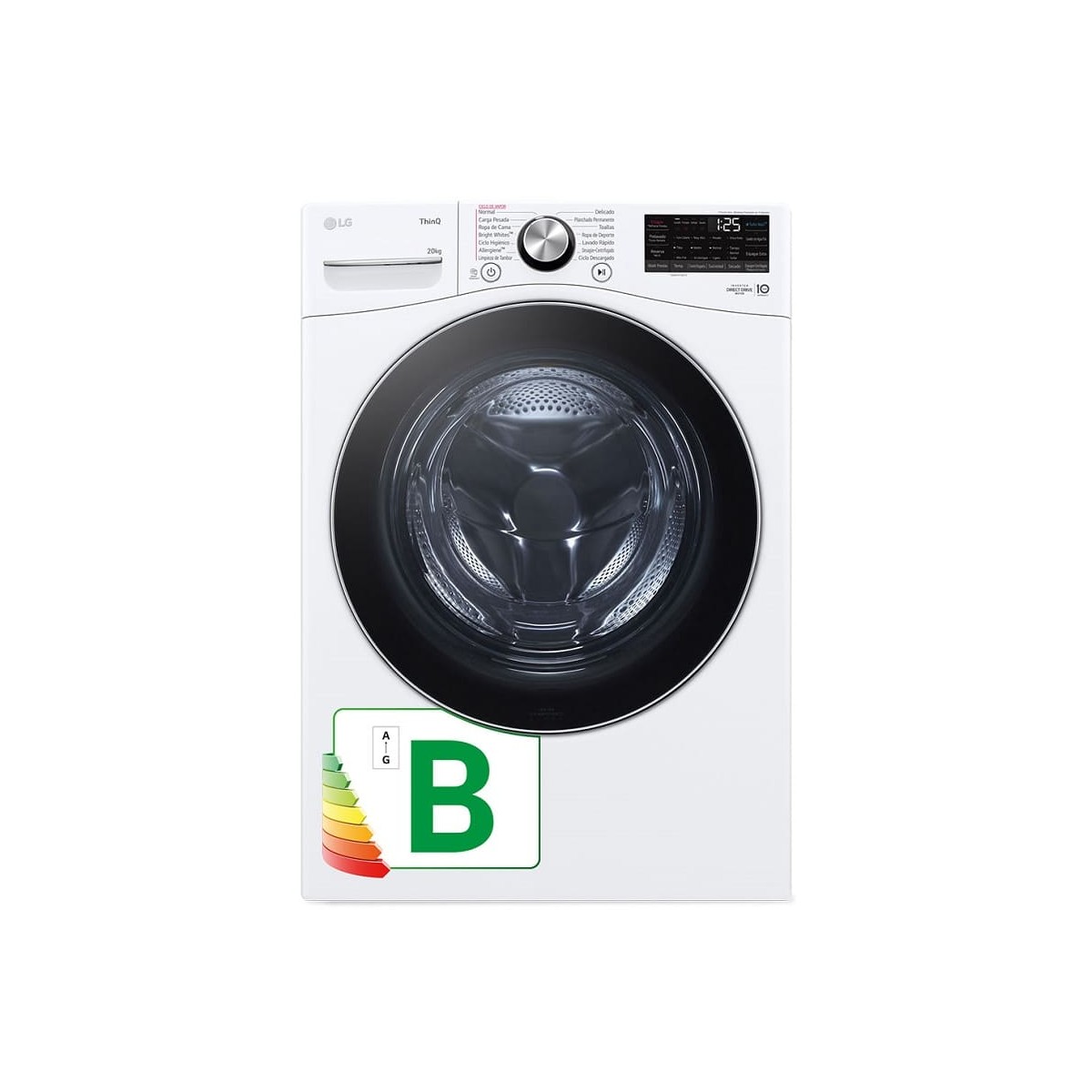 Lavadora Lg F0P3CYV2W de 20kg 1000rpm