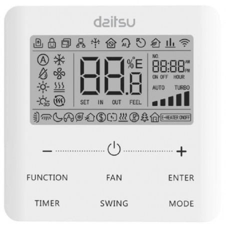 Control Daitsu 3NDA9082 para Aire Acondicionado