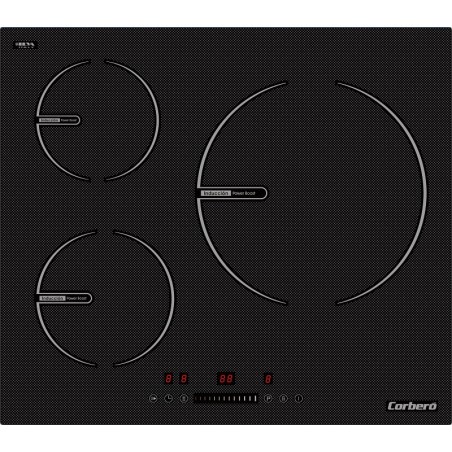 Encimera Corbero CCIG9334 de 60cm 3 Zonas Induccion