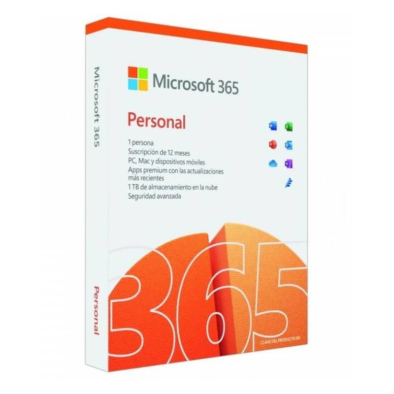 OFFICE 365 PERSONAL 32/64BITS PC/MAC 1 AÑO CAJA 2021 PN: QQ2-01444