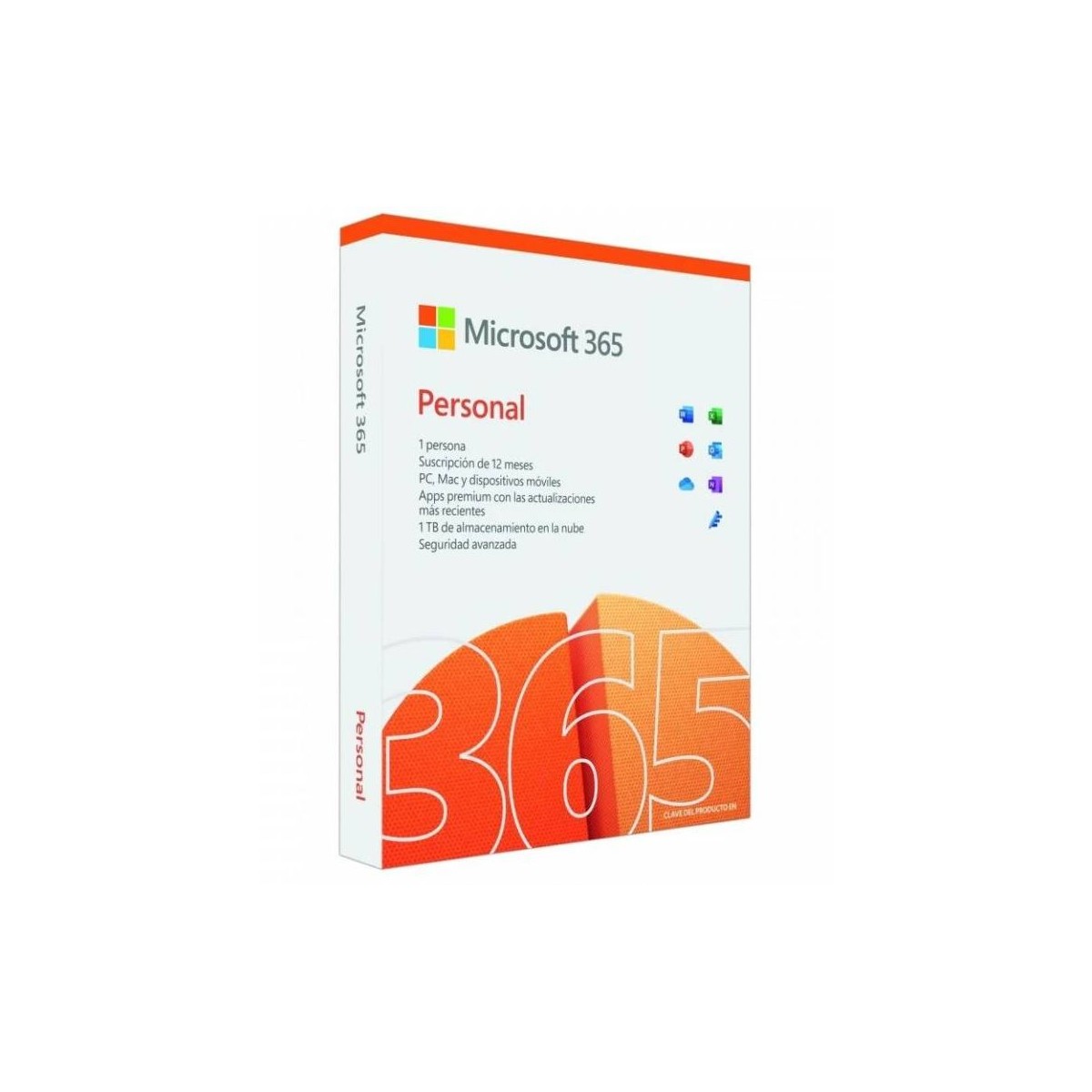 OFFICE 365 PERSONAL 32/64BITS PC/MAC 1 AÑO CAJA 2021 PN: QQ2-01444