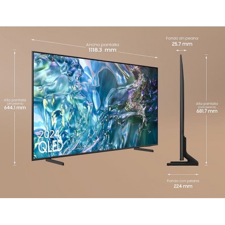 Televisor Samsung TQ50Q60DAUXXC de 50" Qled 4k Smart Tv