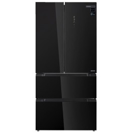 Frigorifico Americano Infiniton FRD506Q83GEN de 183cm No Frost Cristal Negro