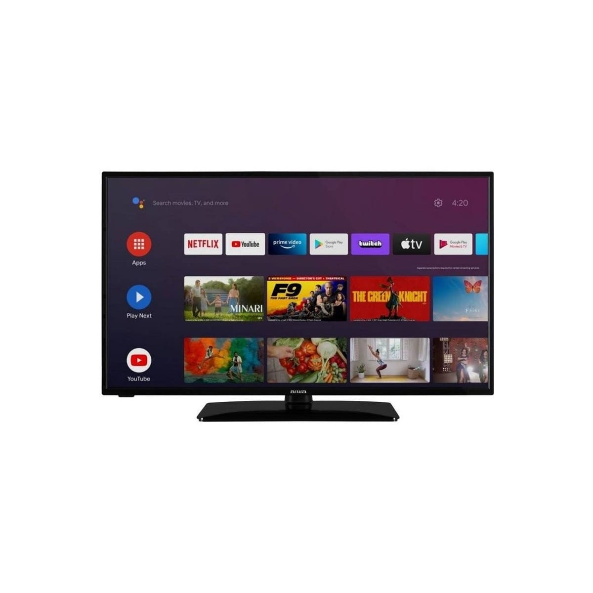 Televisor Aiwa 32AN4503HD de 32" Led Smart Tv