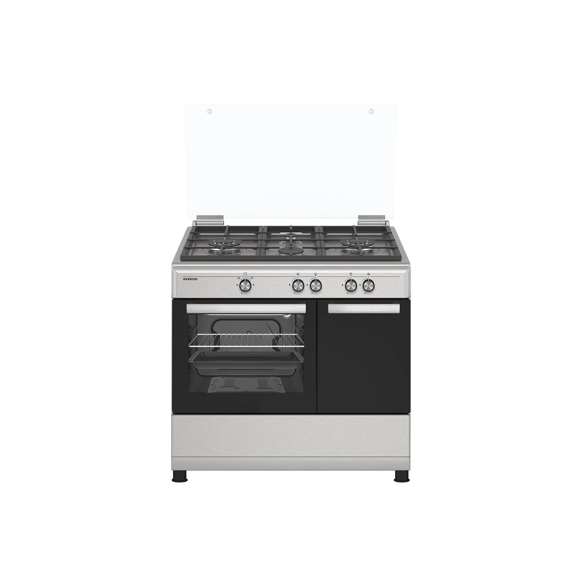 Cocina Infiniton CC90X2W4F de 90cm 4 Fuegos Inox Gas