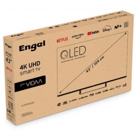 Televisor Engel LE4395 de 43" Qled Smart Tv