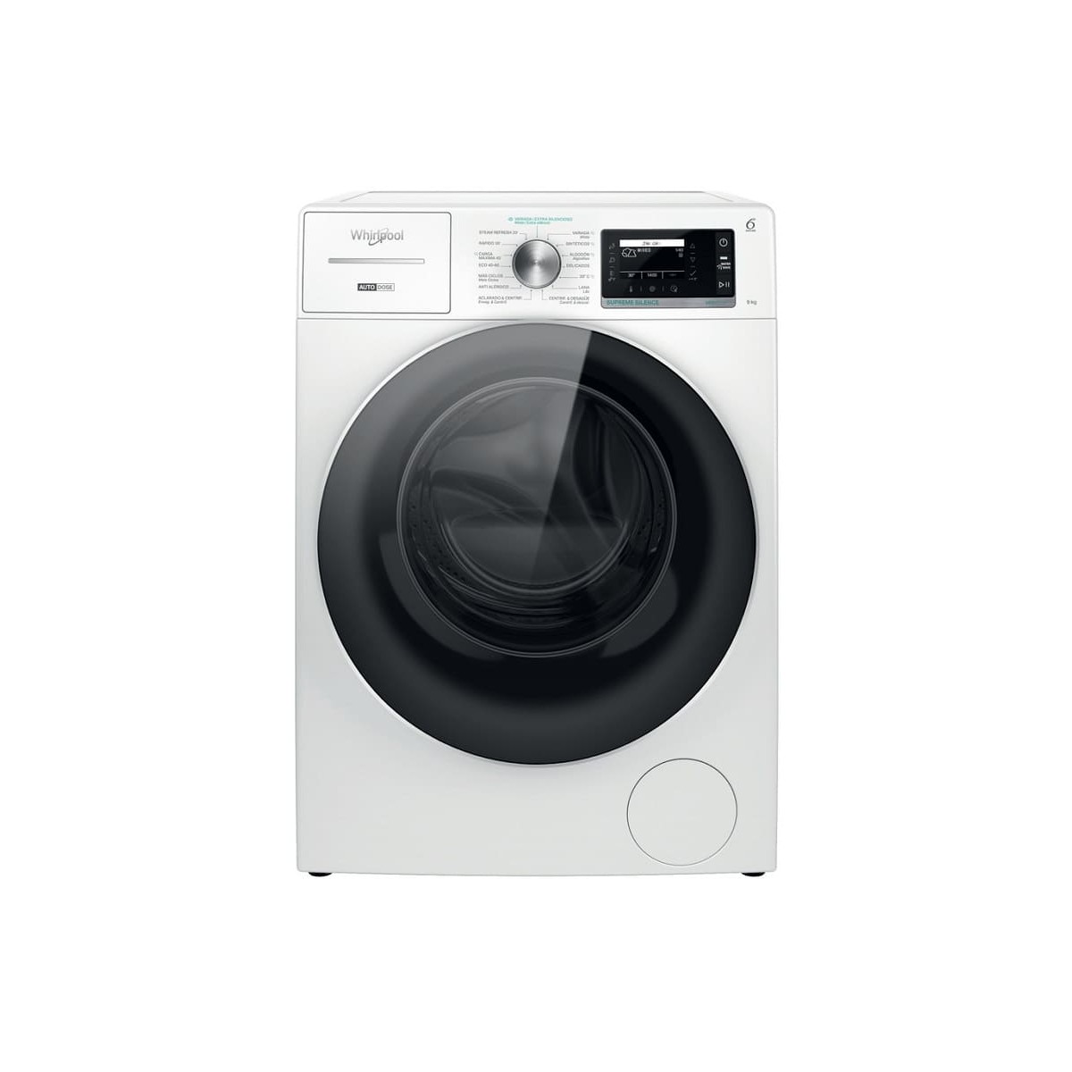 Lavadora Whirlpool W809ADSILENCESPT de 10kg 1400rpm