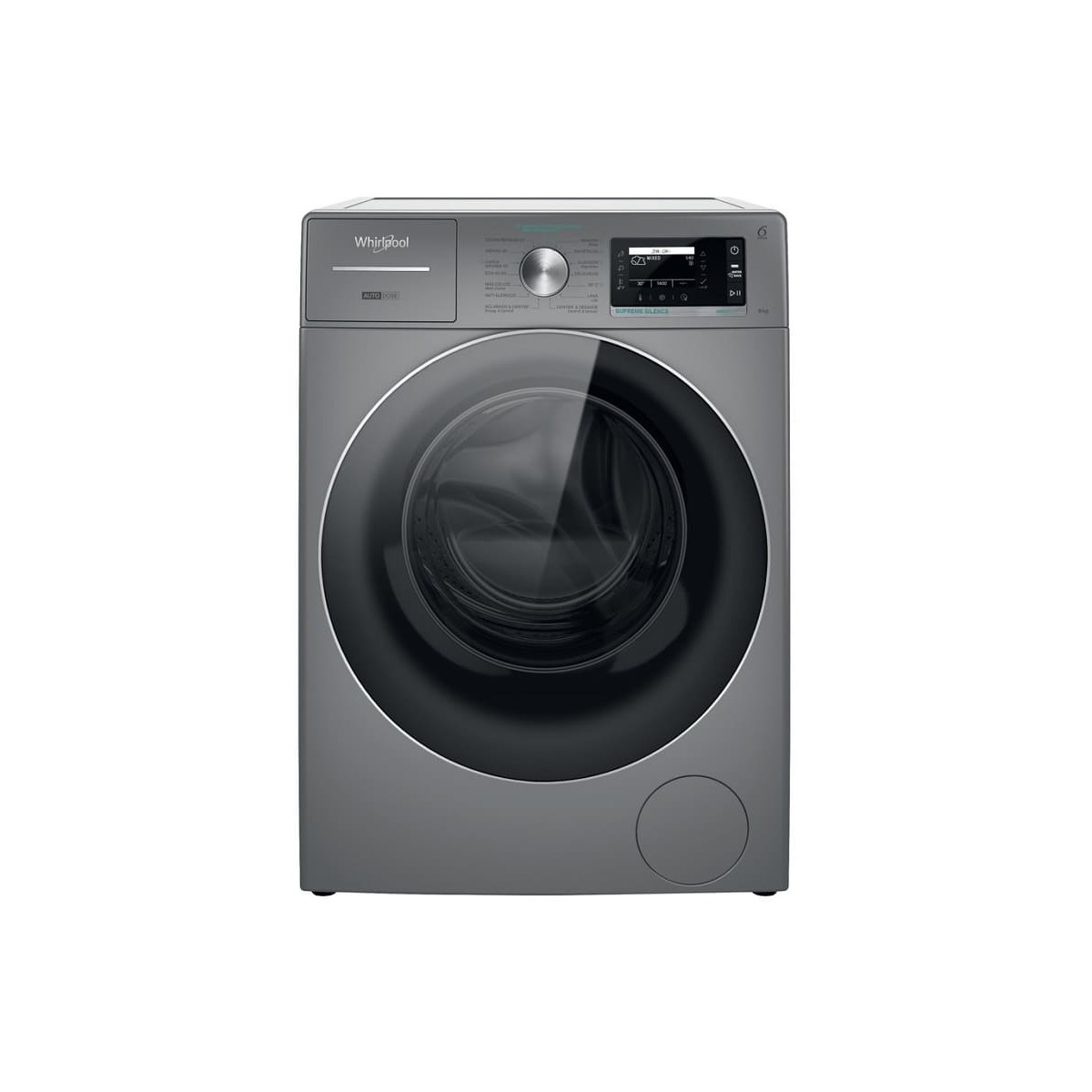 Lavadora Whrilpool W899ADSSILENCESPT de 9kg 1400rpm Inox