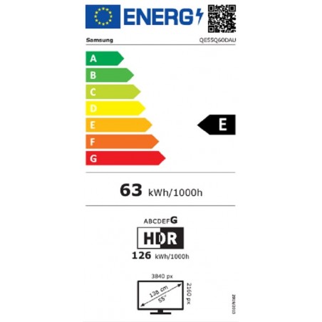 Televisor Samsung QE55Q60DAUXXH de 55" 4K Smart Tv