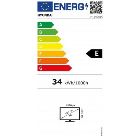 Televisor Hyundai HTV4000A de 40" Led HD Smart Tv