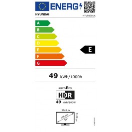 Televisor Hyundai HTV5000UA de 50" Led 4k Smart Tv