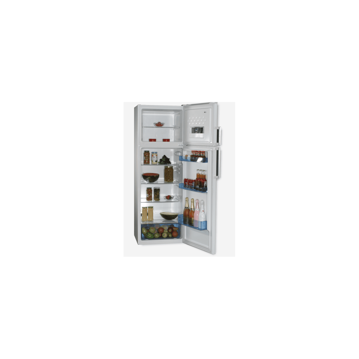 Frigorífico Combi Rommer FC396 Inox No Frost 202cm x 60cm Blanco