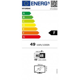 Televisor Hyundai HTV4300UA de 43" Led 4k Smart Tv