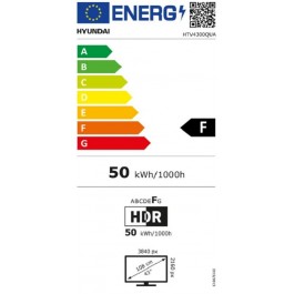 Televisor Hyundai HTV4300QUA de 43" Qled 4k Smart Tv