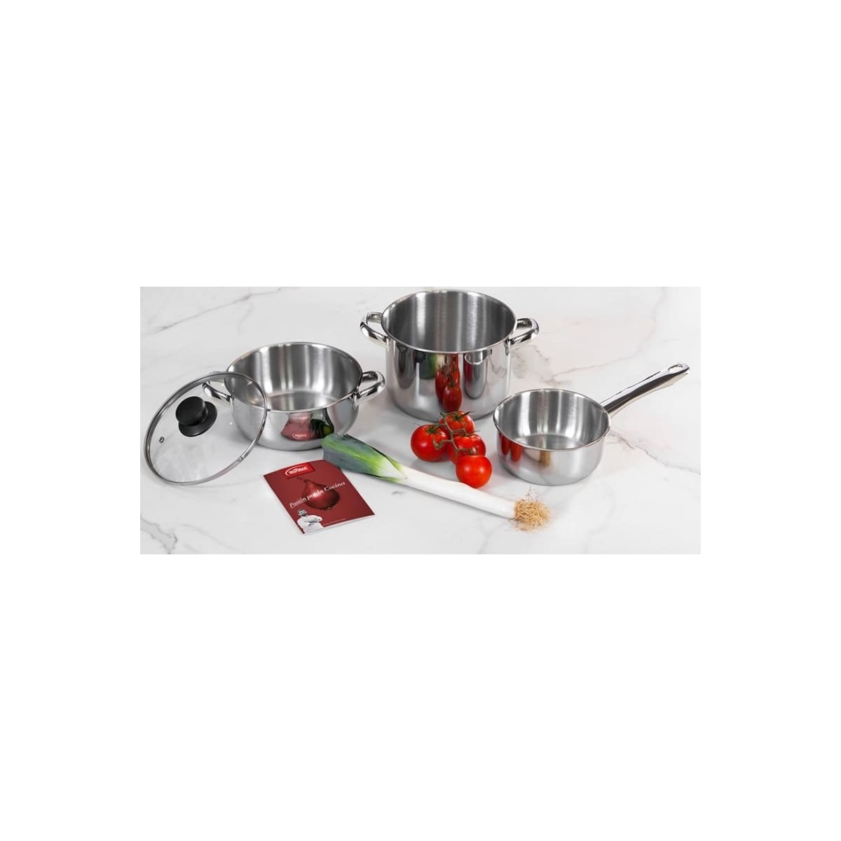 Bateria Cocina Inoxibar kit de 4 Piezas